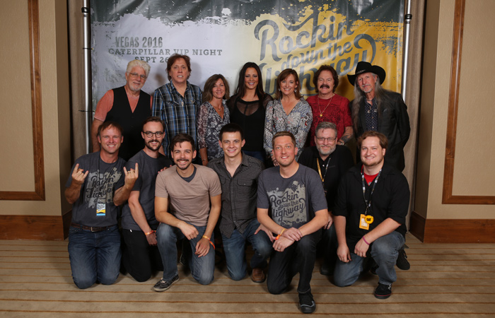 the Converse team with Sara Evans and The Doobie Brothers